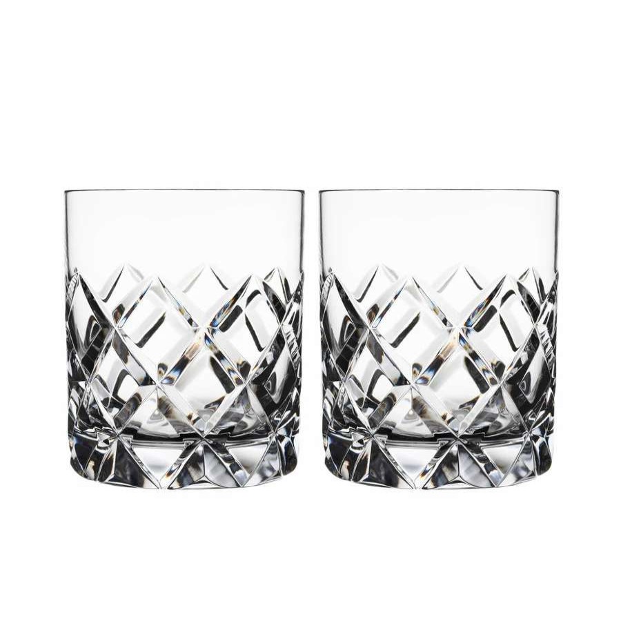 Barware * | Orrefors Kosta Boda Orrefors Crystal, Sofiero Old Fashioned Tumbler Glass, Pair