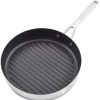 Grill Pans & Griddles * | Kitchenaid Non-Electrics Kitchenaid 10.25 Stainless Steel 3-Ply Round Grill Pan | Nonstick