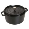 Dutch Ovens & Braisers * | Staub 9 Qt. Round Cocotte/Dutch Oven | Matte Black