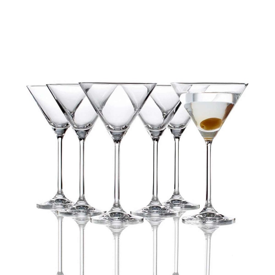 Barware * | Lenox Tuscany Classics, Cocktail Martini Glasses, Set Of Six