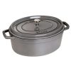 Dutch Ovens & Braisers * | Staub 1 Qt. Oval Cocotte/Dutch Oven | Graphite Grey